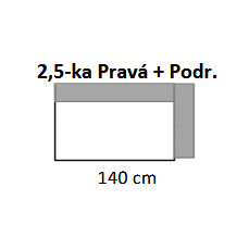 UPRISE 2,5-ka Pravá + Podr.